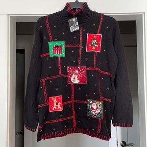 NEW Holiday Editions Christmas Turtleneck Sweater